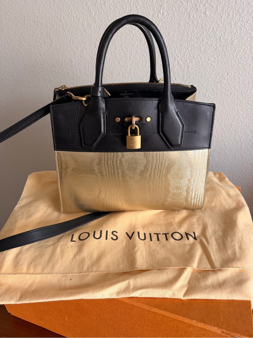 Louis Vuitton Gravity City Steamer PM Black Gold Limited Edition